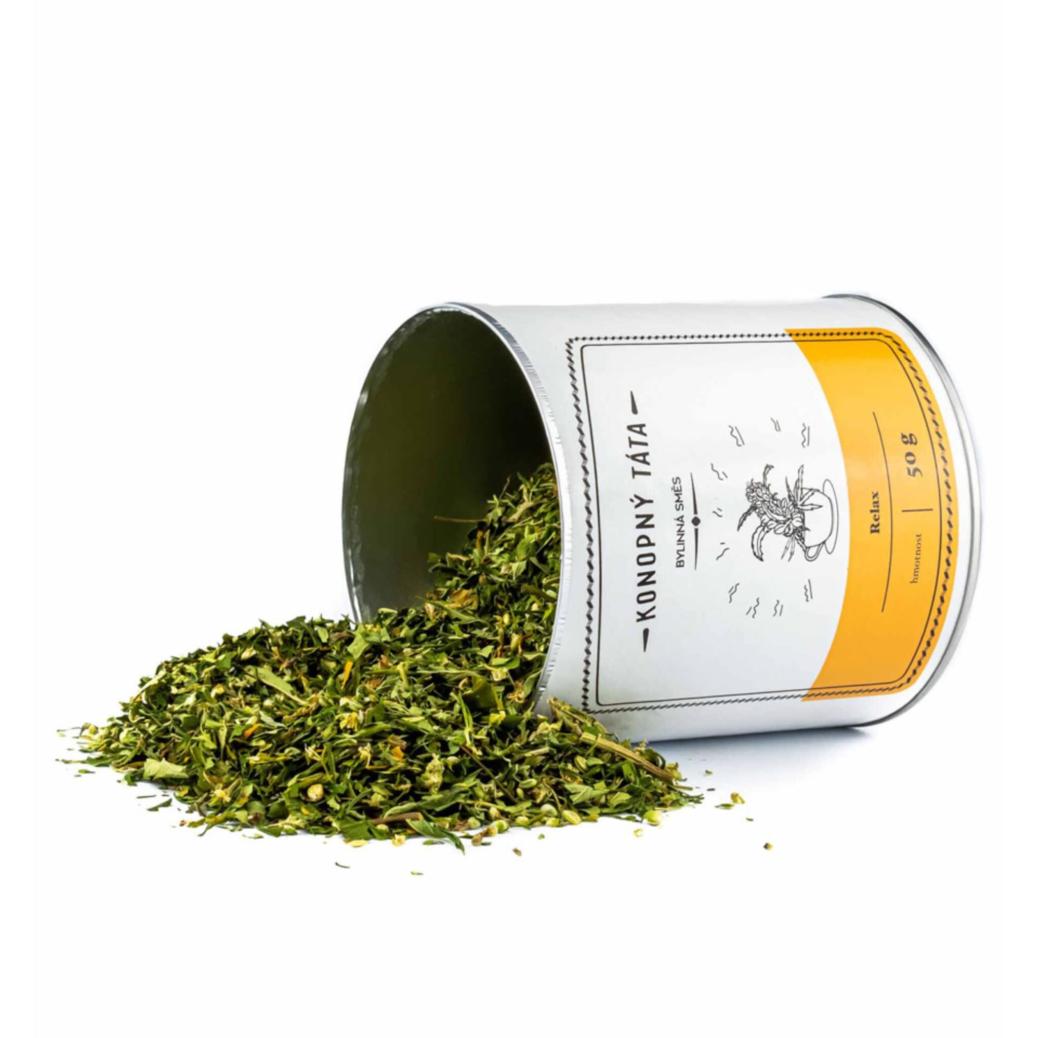 Rozsypana herbata ziołowa Konopný Táta Relax